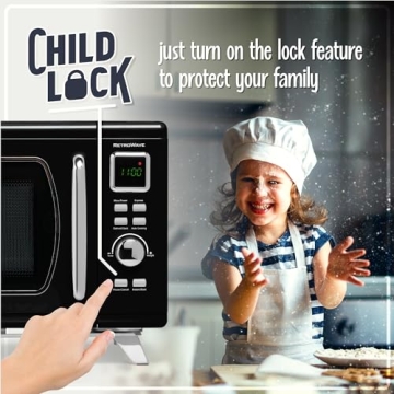 Retro Microwave Oven 900W - Nostalgia Kitchen