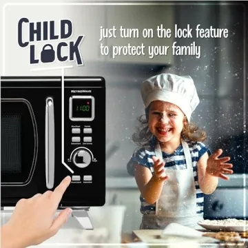 Retro Microwave Oven 900W - Nostalgia Kitchen