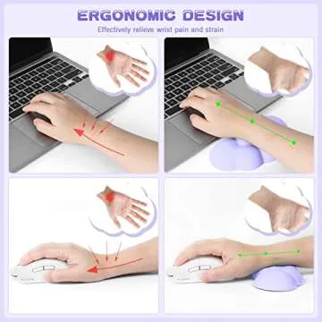 MANBASNAKE Cloud Mouse Pad for Ergonomic Comfort