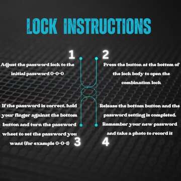 REBUST Lockable Hard Gun Case ; TSA Approved Lock Firearm Travel Case ; Revolver, Pistol, Handgun Hard Case with Foam Interior ; Shockproof Gun Storage & Carrying Case, Black 12.5 x 10.3 x 3.15 Inch