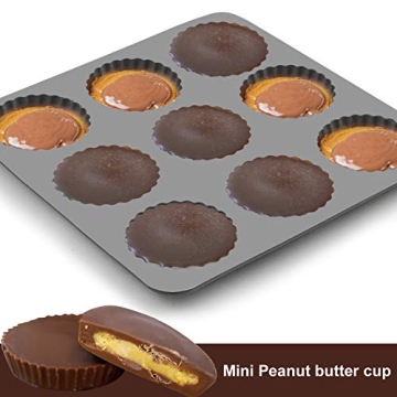 Palksky Chocolate Almond Peanut Butter Cup Mold Set