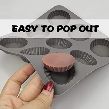 Palksky Chocolate Almond Peanut Butter Cup Mold Set