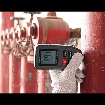 Paint Coating Thickness Gauge Meter, Car Painting Depth Gauge for Used Car Buyer, Paint Mil Thickness Meter Gauge Magnetic Check The Car’s Original Coating Auto Off