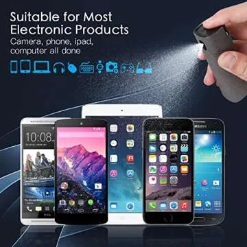 AKARY All-in-One Screen Cleaner - Portable and Fingerprint-Proof