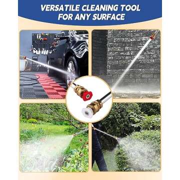 Animgrth Jet Nozzle Power Washer for Garden Hose