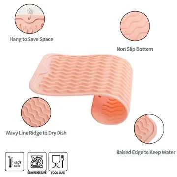MicoYang Silicone Dish Drying Mat - Eco-Friendly Kitchen Essential