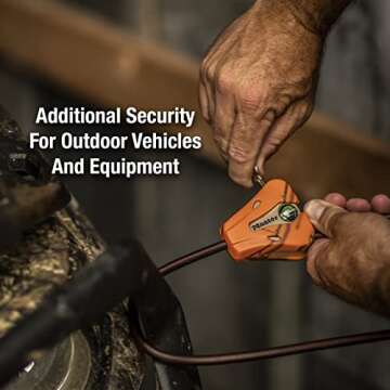 Master Lock Cable Lock, Python Adjustable Keyed Cable Lock, 6 ft. Long Cable, 2 Pack Mossy Oak Blaze...