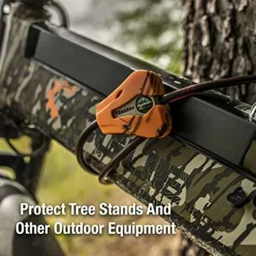 Master Lock Cable Lock, Python Adjustable Keyed Cable Lock, 6 ft. Long Cable, 2 Pack Mossy Oak Blaze Camouflage