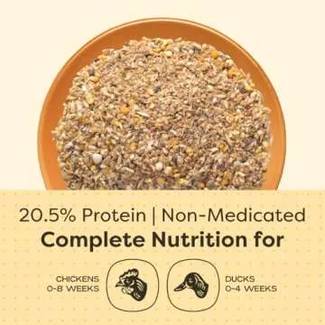 Scratch and Peck Starter Mash for Healthy Baby Chicks