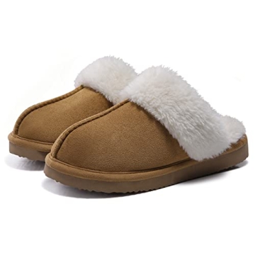 Litfun Women's Fuzzy Slippers: Cozy & Comfy