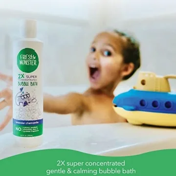 Natural Hypoallergenic Bubble Bath for Kids - Fresh Monster
