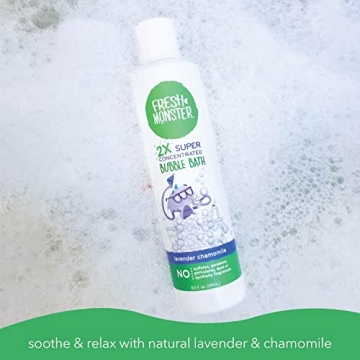 Natural Hypoallergenic Bubble Bath for Kids - Fresh Monster