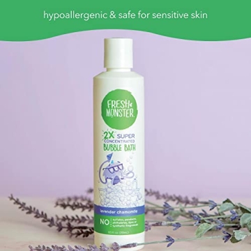 Natural Hypoallergenic Bubble Bath for Kids - Fresh Monster