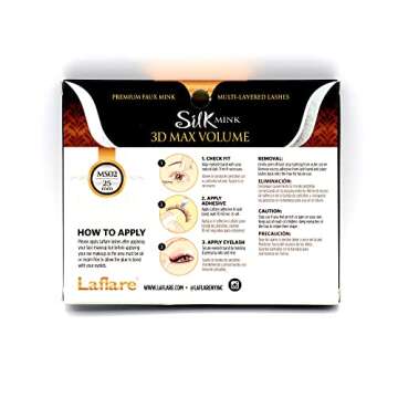 Laflare 3D Silk Mink Extra Long Volume Eyelashes