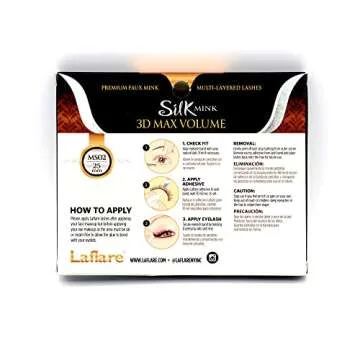 Laflare 3D Silk Mink Extra Long Volume Eyelashes