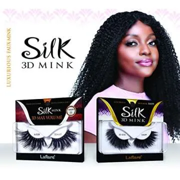 Laflare 3D Silk Mink Extra Long Volume Eyelashes