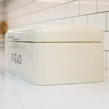 Stylish Ivory Bread Box by Now Designs - Durable & Elegant