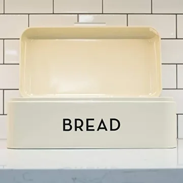 Stylish Ivory Bread Box by Now Designs - Durable & Elegant