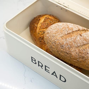 Stylish Ivory Bread Box by Now Designs - Durable & Elegant