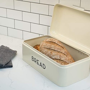 Stylish Ivory Bread Box by Now Designs - Durable & Elegant