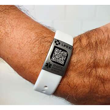 LIFE ID Medical Alert Bracelet – Wear Your Health Data with Confidence