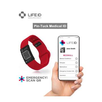 LIFE ID Medical Alert Bracelet for Safety Anytime Anywhere
