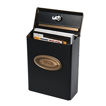 Locking Mailbox Stylish Durable Galvanized Steel