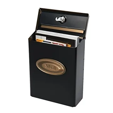 Locking Mailbox Stylish Durable Galvanized Steel