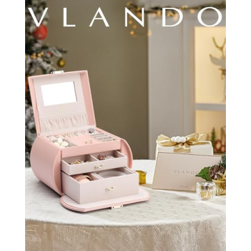 Vlando Jewelry Box - Perfect Gift for Girls 8-14