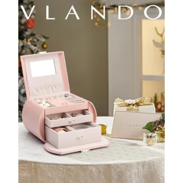 Vlando Jewelry Box - Perfect Gift for Girls 8-14