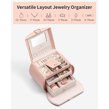 Vlando Jewelry Box - Perfect Gift for Girls 8-14