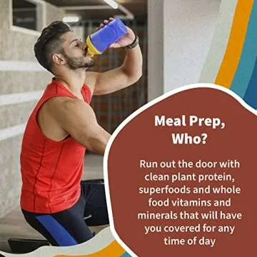 Garden of Life Meal Replacement Shakes, Vegan Protein Powder, Raw Organic Protein Powder, Vanilla Chai Protein Powder with Plant Based Pea Protein, Sprouts, Greens, Probiotics, Dairy Free 14 Servings