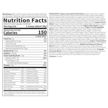 Garden of Life Meal Replacement Shakes, Vegan Protein Powder, Raw Organic Protein Powder, Vanilla Chai Protein Powder with Plant Based Pea Protein, Sprouts, Greens, Probiotics, Dairy Free 14 Servings