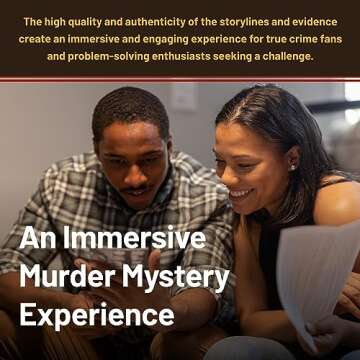 Hunt A Killer: Camp Calamity - Solve a Murder at a Summer Camp, Interactive Unsolved Mysteries Game, Mystery Box for Game Night, Murder Mysteries Card, Puzzle, and Board Games, for Ages 14+