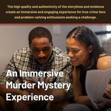 Hunt A Killer: Camp Calamity - Solve a Murder at a Summer Camp, Interactive Unsolved Mysteries Game, Mystery Box for Game Night, Murder Mysteries Card, Puzzle, and Board Games, for Ages 14+