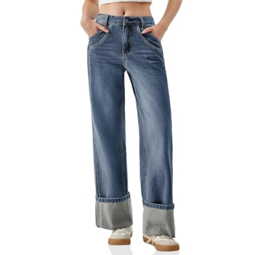 Trendy PLNOTME Baggy Jeans: Comfort Meets Casual Style for Women