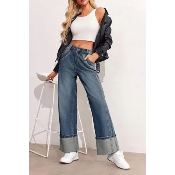 Trendy PLNOTME Baggy Jeans for Women - Comfortable Fit