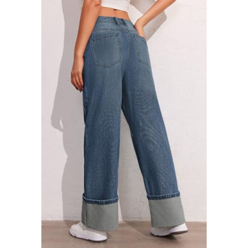 Trendy PLNOTME Baggy Jeans for Women - Comfortable Fit