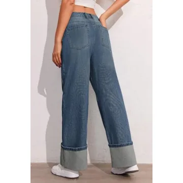 Trendy PLNOTME Baggy Jeans for Women - Comfortable Fit