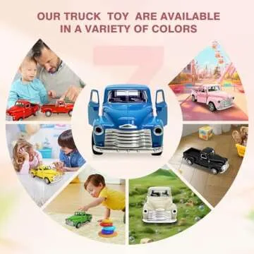 AGSIXZLAN Little Blue Truck Toy for Kids Ages 2-8
