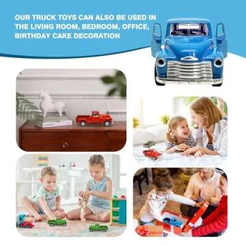 AGSIXZLAN Little Blue Truck Toy for Kids Ages 2-8