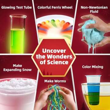 GobiDex Science Kits for Kids Boys Girls Age 8-12 - Educational Stem Toy Featuring Experiments Like Gingerbread Man, Christmas Crystal Tree, and More