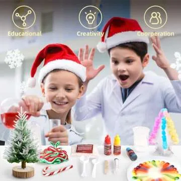 GobiDex Science Kits for Kids Boys Girls Age 8-12 - Educational Stem Toy Featuring Experiments Like Gingerbread Man, Christmas Crystal Tree, and More