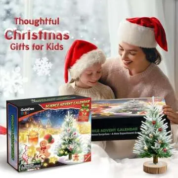 GobiDex Science Kits for Kids Boys Girls Age 8-12 - Educational Stem Toy Featuring Experiments Like Gingerbread Man, Christmas Crystal Tree, and More