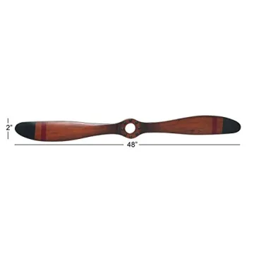 Wooden Airplane Propeller Decor - 48" Tall