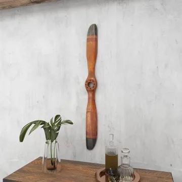 Wooden Airplane Propeller Decor - 48" Tall
