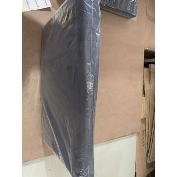 ROUWINNE Back Seat Extender for Dogs Truck-Large Space, Truck Dog Seat Cover Back Seat Hard Bottom Holds 400lbs, Sturdy Pet Seat Covers for Trucks, Waterproof Backseat Dog Hammock for Truck