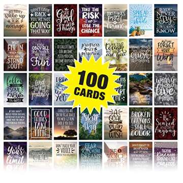 Motivational Cards: 100 Inspirational & Kindness Cards