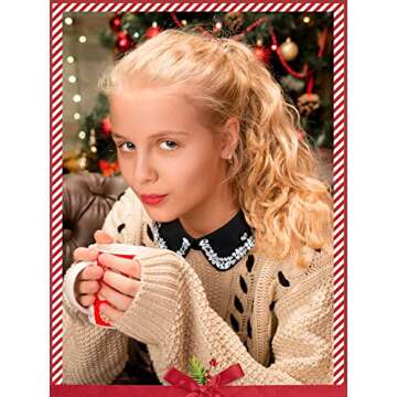 Giegxin 2 Pcs Dickey Rhinestones Fake Collar for Women Embellished Detachable Half Shirt Choker False Collar(Black, White,Elegant Style)