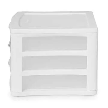 Sterilite ClearView 3 Storage Drawer Organizer
